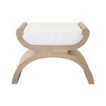 Product Image 2 for Janna Curved Base Stool from Worlds Away