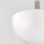 Product Image 2 for Lethbridge 1-Light Small Pendant - Polished Nickel from Hudson Valley
