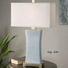 Product Image 2 for Uttermost Cantarana Blue Gray Table Lamp from Uttermost