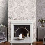 Product Image 2 for Laura Ashley Birtle Dove-Grey Botanical Wallpaper from Graham & Brown