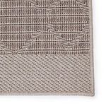 Vibe by Motu Indoor/ Outdoor Trellis Gray/ Taupe Rug image 4