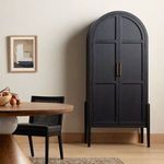 Product Image 34 for Tolle Arched Black Two-Door Cabinet from Four Hands