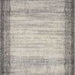 Austen Pebble / Charcoal Rug with a muted grey and charcoal rectangular gradient and textural pattern