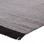 Product Image 4 for Savvy Indoor/ Outdoor Solid Gray/ Black Rug from Jaipur 