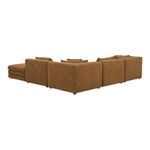 Rear angled view of Lowtide Dream Modular Sectional showing back panels and modular segments