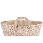 Product Image 8 for Beige Seagrass Basket Set With Black Stripes & Handles from Creative Co-Op