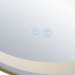 Product Image 8 for Crofton Lighted Brass Round Mirror from Uttermost