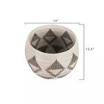 Product Image 2 for White & Brown Seagrass Basket from Creative Co-Op