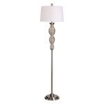 Product Image 2 for Uttermost Galatsi Ribbed Mercury Glass Floor Lamp from Uttermost