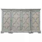 Product Image 1 for Uttermost Sophie 4 Door Grey Cabinet from Uttermost
