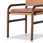 Product Image 10 for Bamba Wood-Framed Brown Leather Dining Chair from Four Hands