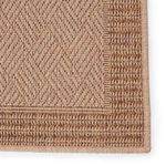Product Image 3 for Vibe by Pareu Indoor/ Outdoor Border Beige/ Light Brown Rug from Jaipur