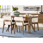 Product Image 3 for Florence Rectangular Dining Table Small Walnut from Moe's