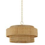 Product Image 1 for Danica Natural Wicker Pendant from Mitzi