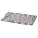Product Image 1 for Chevron Tray (Grey) from Regina Andrew Design