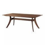 Product Image 2 for Florence Rectangular Dining Table Small Walnut from Moe's