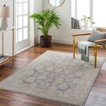 Product Image 3 for Avant Garde Woven Global Inspired Wool Charcoal / Teal Rug - 2'7" x 7'3" from Surya