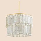 Product Image 3 for Melisa 6-Light Modern Coastal Capiz Shell Chandelier from Mitzi
