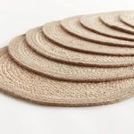 Product Image 2 for Jute Coil Round Placemats, Set Of 8 from Napa Home And Garden