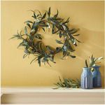 Product Image 3 for Faux Olive Wreath with Olives, 16" from Napa Home And Garden