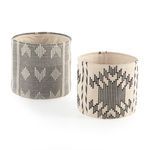 Product Image 3 for Nira Baskets Set Of 2 Cream, Black from Four Hands