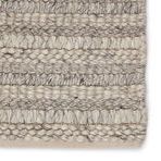 Product Image 3 for Nebula Handmade Solid Gray/ Cream Rug from Jaipur 