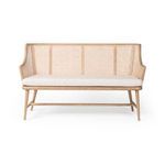 Product Image 6 for Walter Cushioned Cane Accent Bench from Four Hands