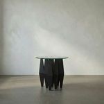 Product Image 1 for Soldier Glass Top Side Table from Noir