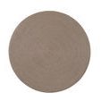 Top-down view showcasing concentric circular texture pattern on the Boden Accent Table surface