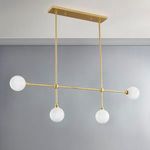 Product Image 4 for Andrews 4-Light Island Light - Aged Brass from Hudson Valley