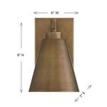 Product Image 6 for Ryder 1-Light Outdoor Wall Lantern in Atlas Bronze from Savoy House 