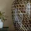 Product Image 2 for Rusty Brown Porcelain Jar With Fish Scale Pattern Table Lamp from Legend of Asia