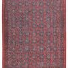 Product Image 2 for Kalinar Damask Dark Red/ Blue Rug from Jaipur 