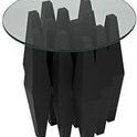 Product Image 5 for Soldier Glass Top Side Table from Noir