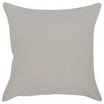 Beige linen cashmere sham with a smooth, soft texture and a neutral tone