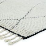 Product Image 3 for Ammil Hand Knotted Trellis Cream/ Black Area Rug from Jaipur 