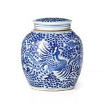 Vintage Ming Jar Phoenix Motif image 1
