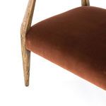 Product Image 3 for Tyler Burnt Auburn Velvet Arm Chair  from Four Hands