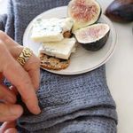 Product Image 4 for Willows Linen Napkins, Set of 4 - Navy from Pom Pom at Home