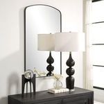 Product Image 2 for Tordera Black Arch Mirror from Uttermost