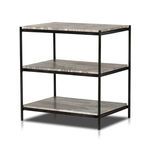 Product Image 1 for Felix Iron Nightstand - Hammered Grey W/Clear Powder Coat from Four Hands