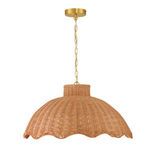 Product Image 4 for Scalloped Serenity Rattan Pendant from Creative Co-Op