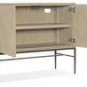 Product Image 3 for Cascade Small Oak & Metal Credenza from Hooker Furniture