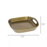 Product Image 2 for Mackenzie Square Tray   Brass from Homart
