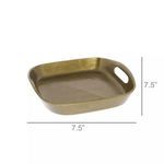 Product Image 2 for Mackenzie Square Tray Brass from Homart