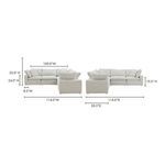 Product Image 7 for Terra Condo Classic L-Shaped Modular Sectional from Moe's