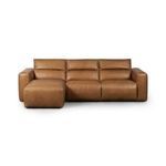 Radley sectional front facing with headrests fully elevated in medium to supportive seating position