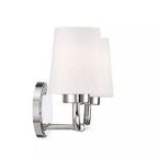 Product Image 3 for Capra Polished Nickel 2 Light Bath from Savoy House 