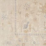 Product Image 2 for Revere Vintage-Inspired Hand-Knotted Denim / Taupe Rug - 8' x 10' from Surya