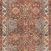 Narrow runner version of Loren Spice rug with same vintage geometric pattern